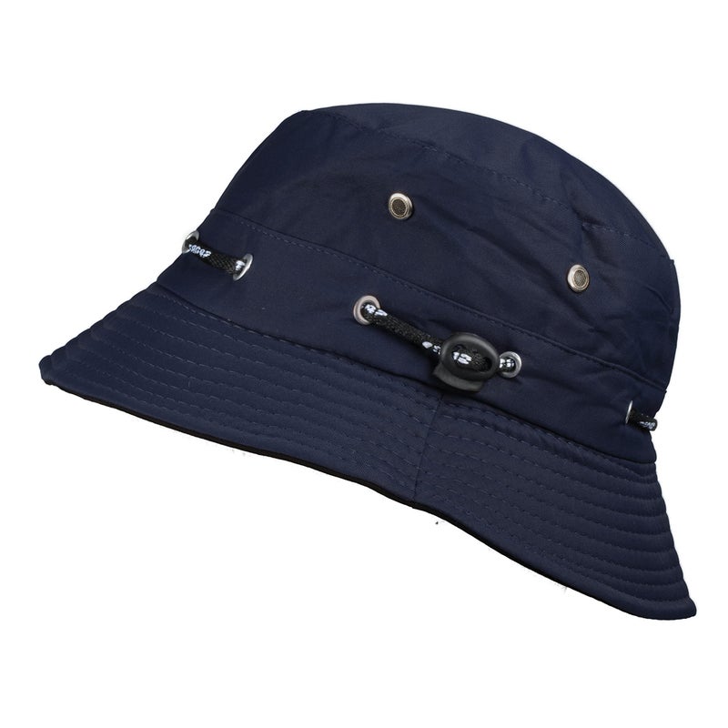 Toutacoo, Adjustable Summer Bucket Hat - Unisex Navy Blue - Image 1